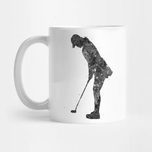 Female golfer Mug